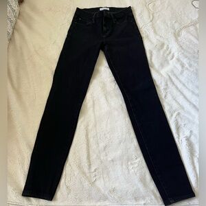 LOFT Black Skinny Jeans with stretch, size 26/2